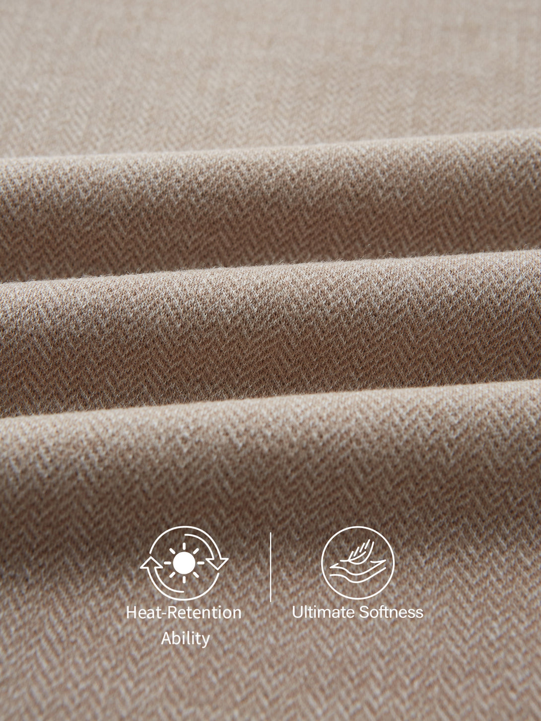 Herringbone Textured Full Zip Jacket