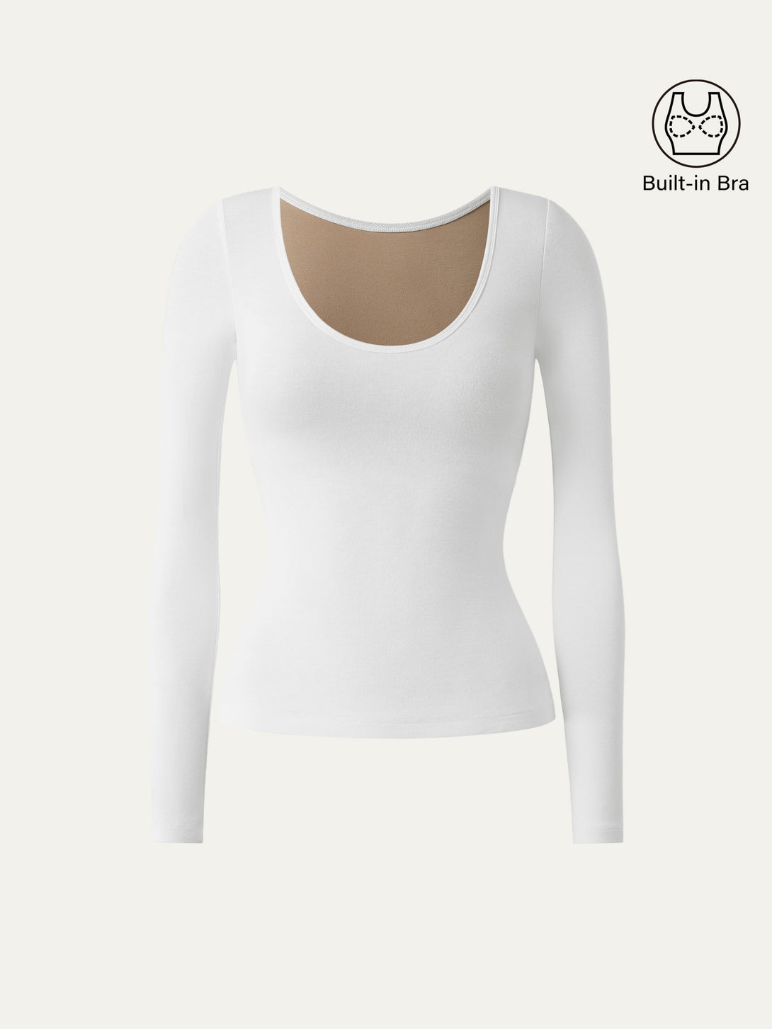 Scoop Neck Long Sleeve New Airy Brami