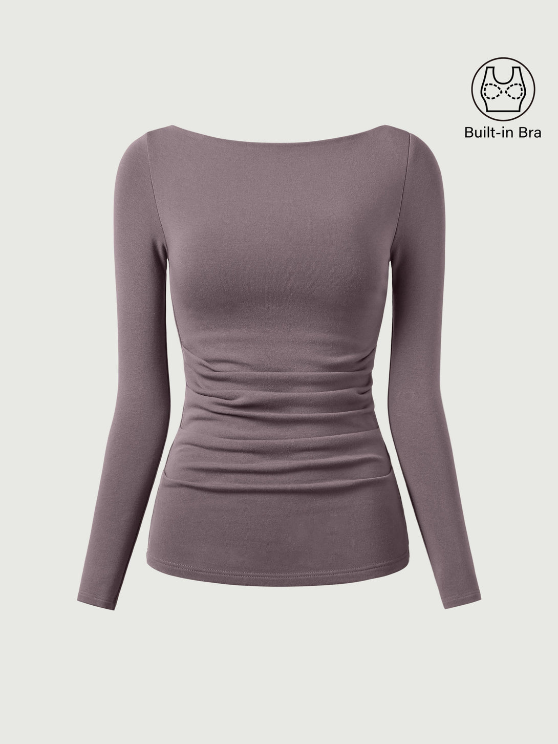 Boatneck Tucks Brami Top