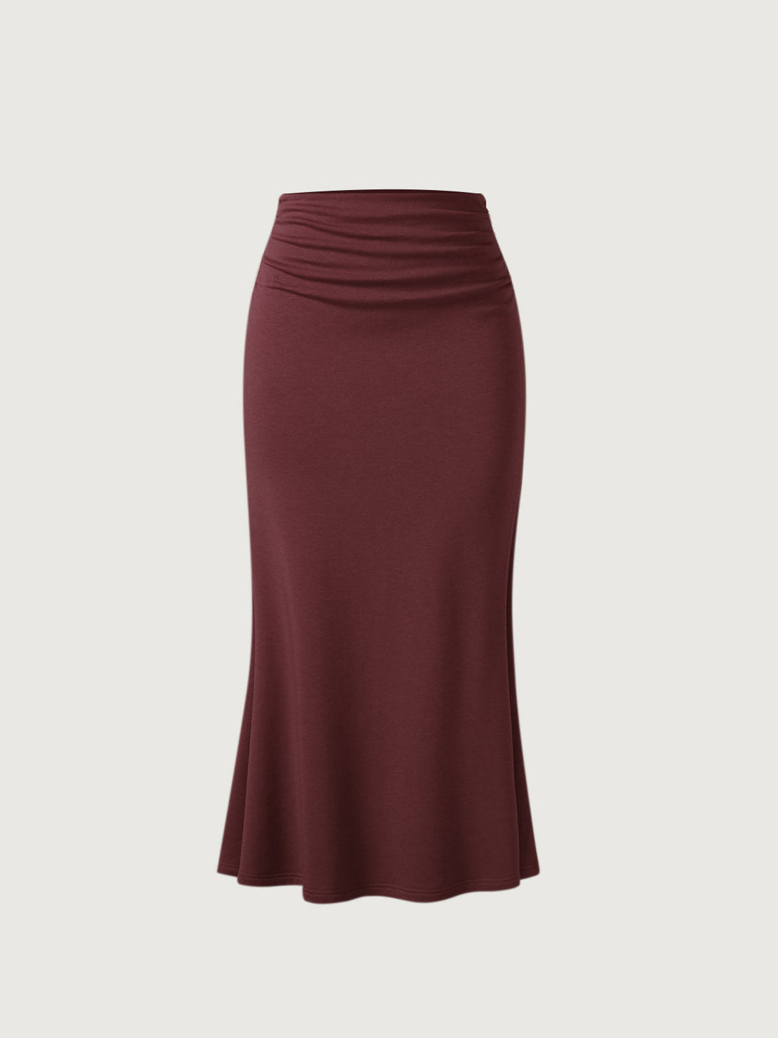 Mermaid Maxi Skirt Regular Jujube Red