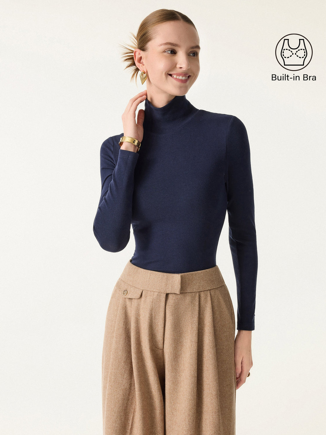 LiteWarm Turtleneck Long Sleeve Brami
