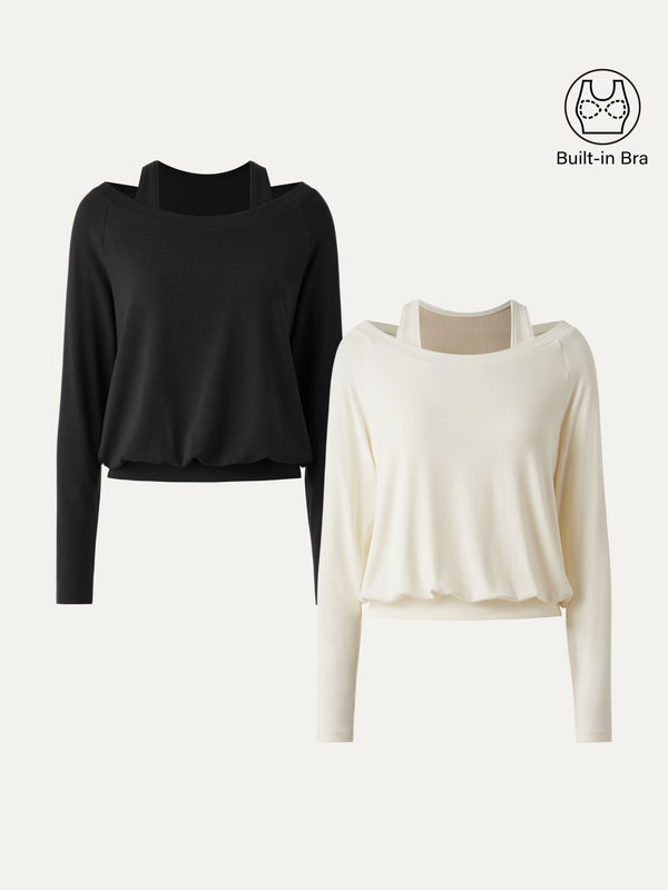 2Pcs Set Heat-Tech Multi-Wear Layering Brami Top