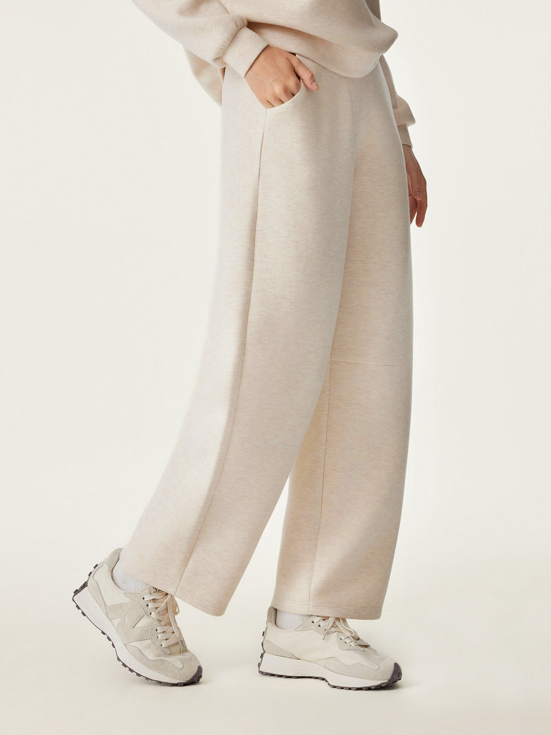 High Waisted Cozy Barrel Leg Pant