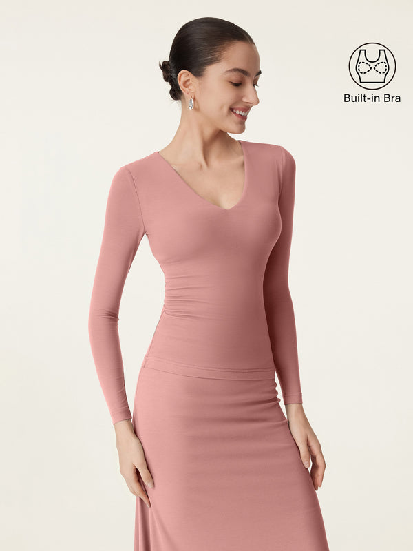V-neck Long Sleeve New Airy Brami