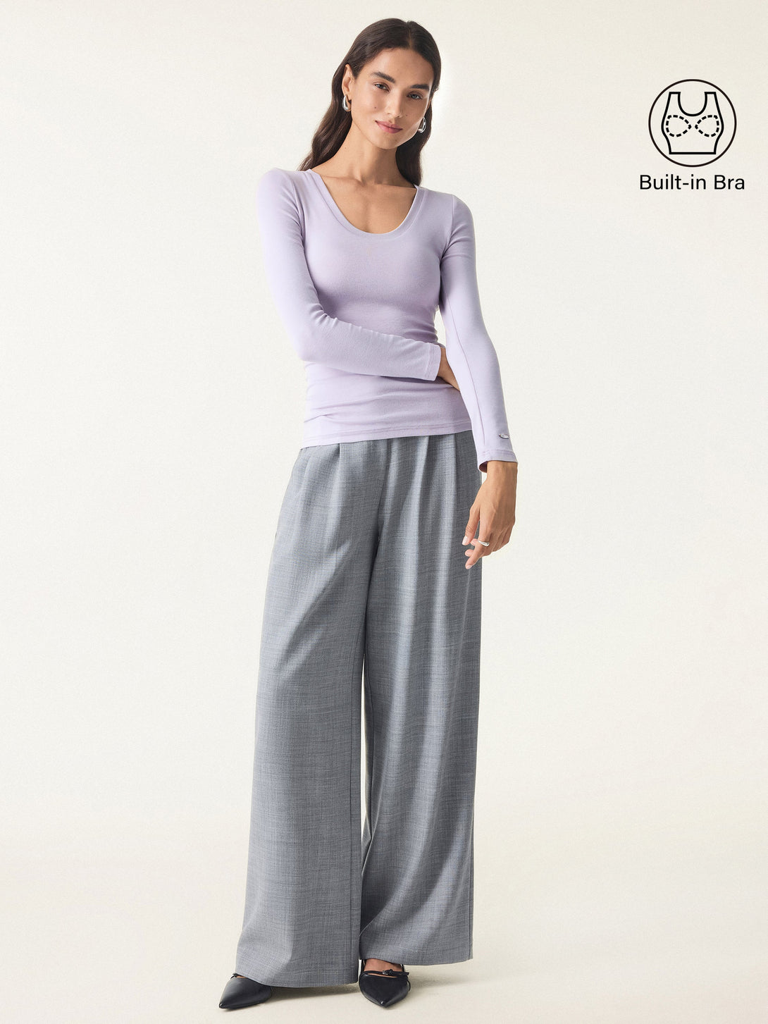 LiteWarm Round Neck Long Sleeve Brami