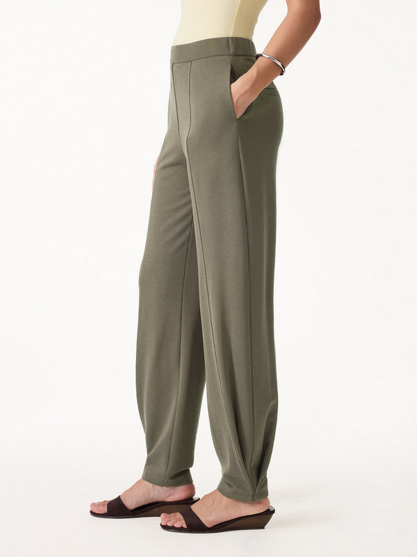 OGLmove Sandwashed Mid Rise Cropped Balloon Pants