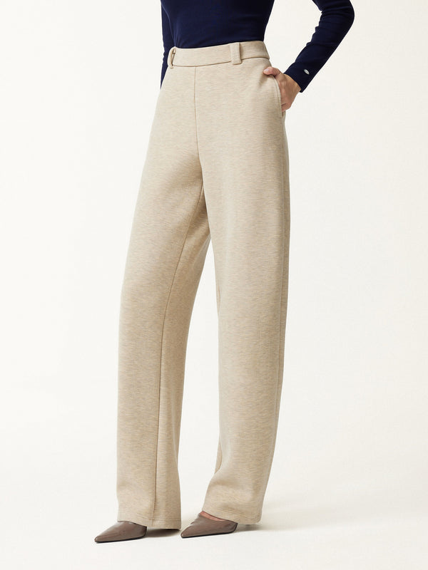 OGLmove FuzzLuxe Mid-Rise Barrel Pants with Pockets Heather Morganite XXS