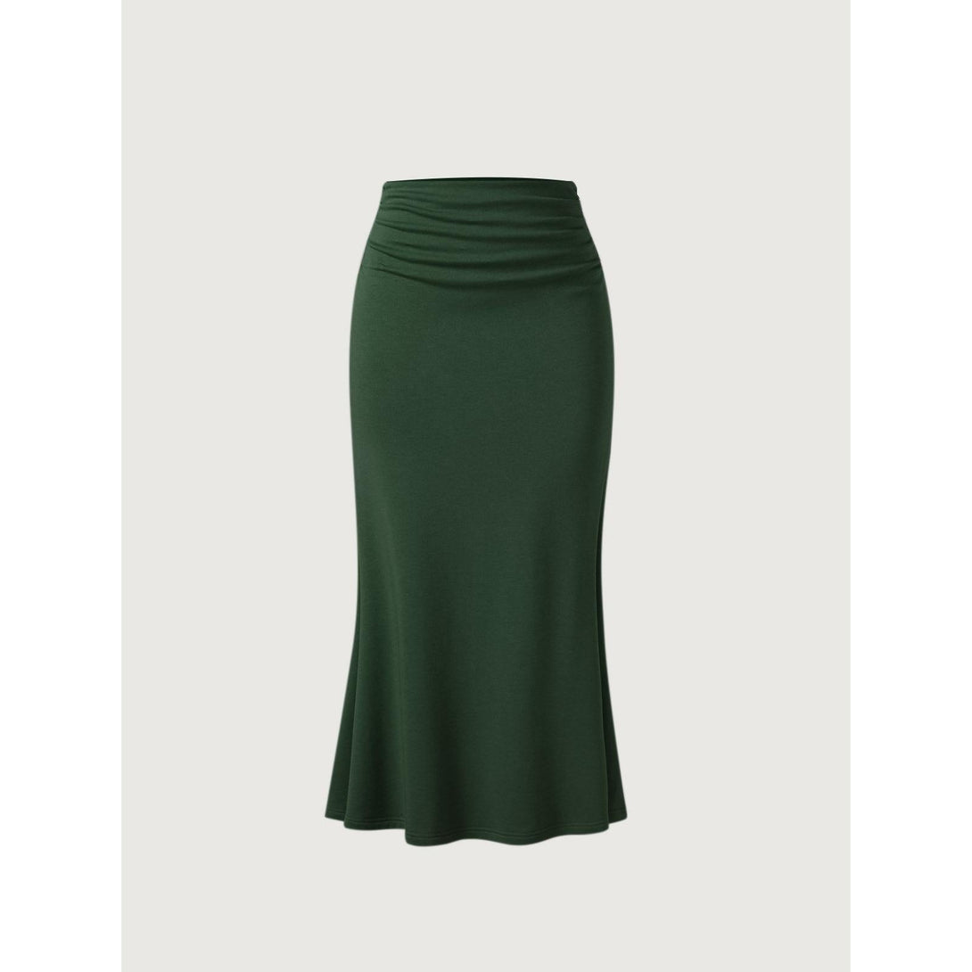 Mermaid Maxi Skirt Regular Bush Green