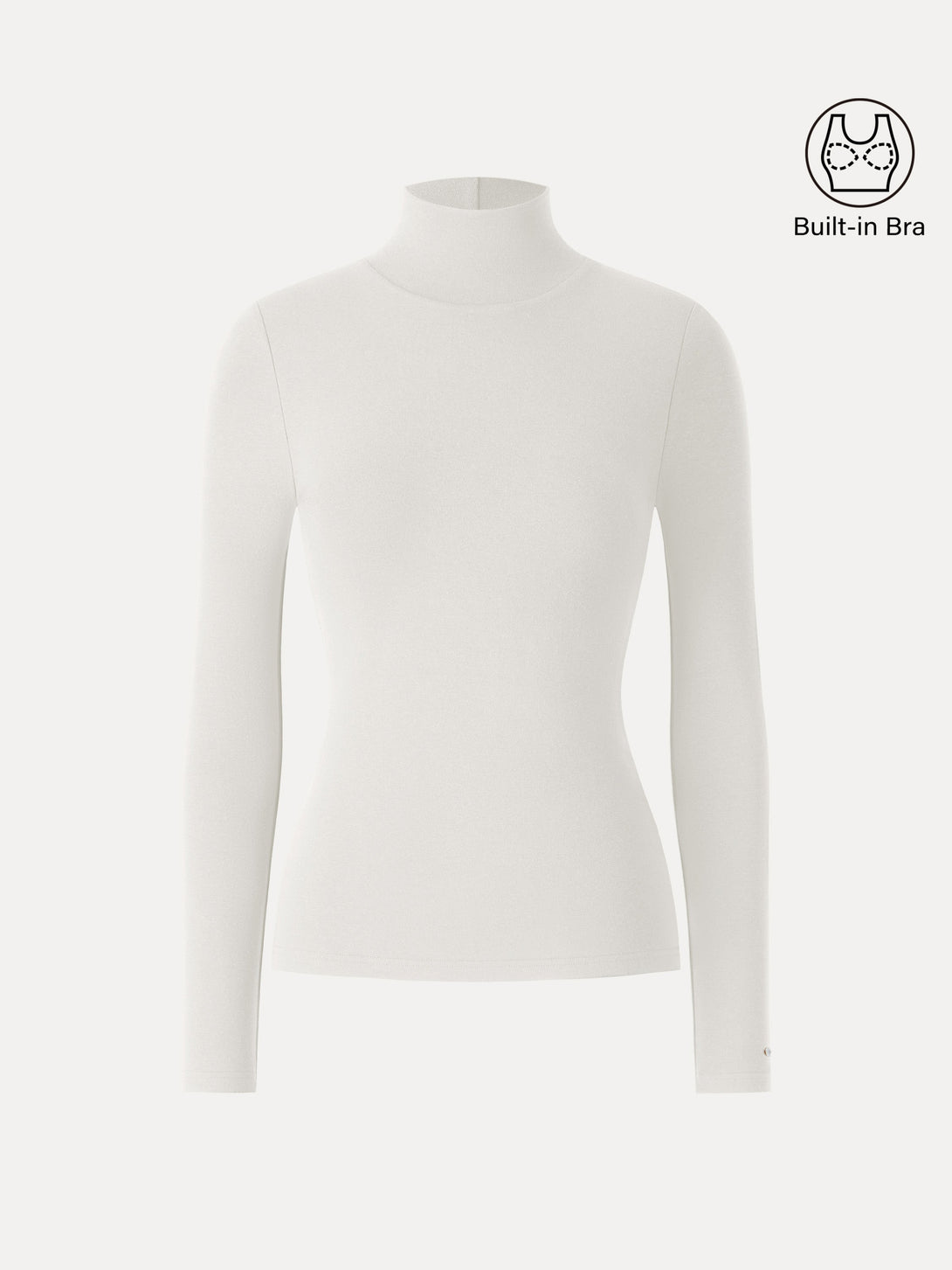 ProWarm Turtleneck Long Sleeve Brami Off White XS