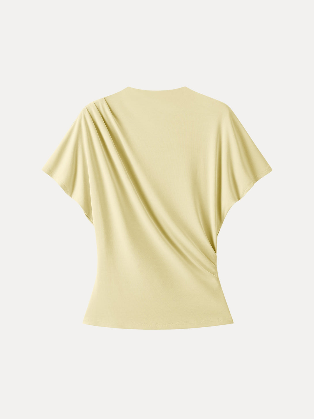 Mockneck Tucked Waist Define Top Butter Yellow XS