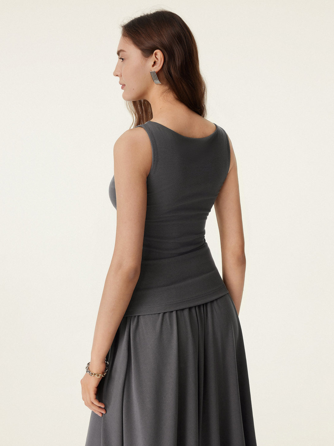 Soft Boatneck New Airy Brami Tank