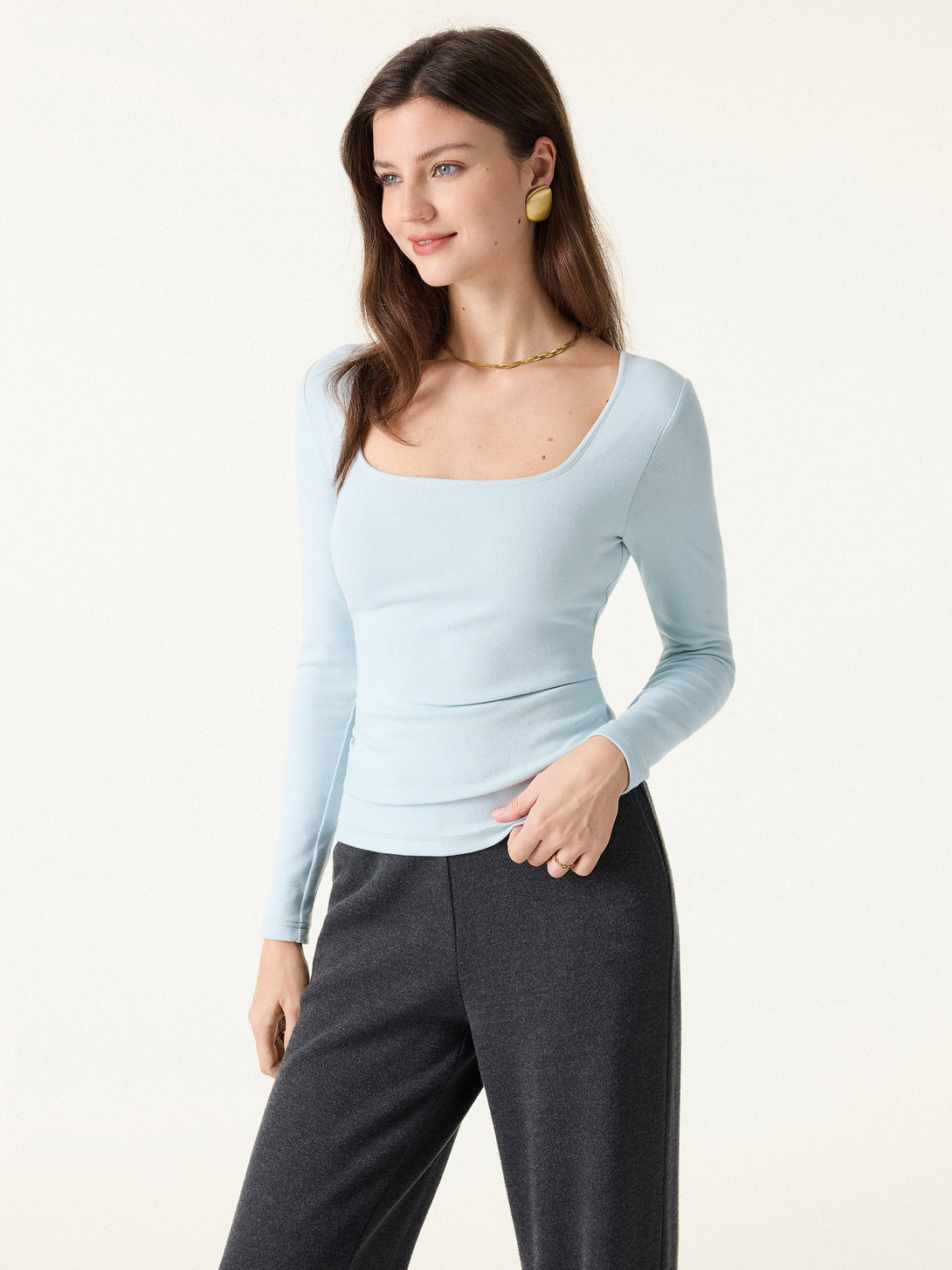 ProWarm Square Neck Long Sleeve Brami