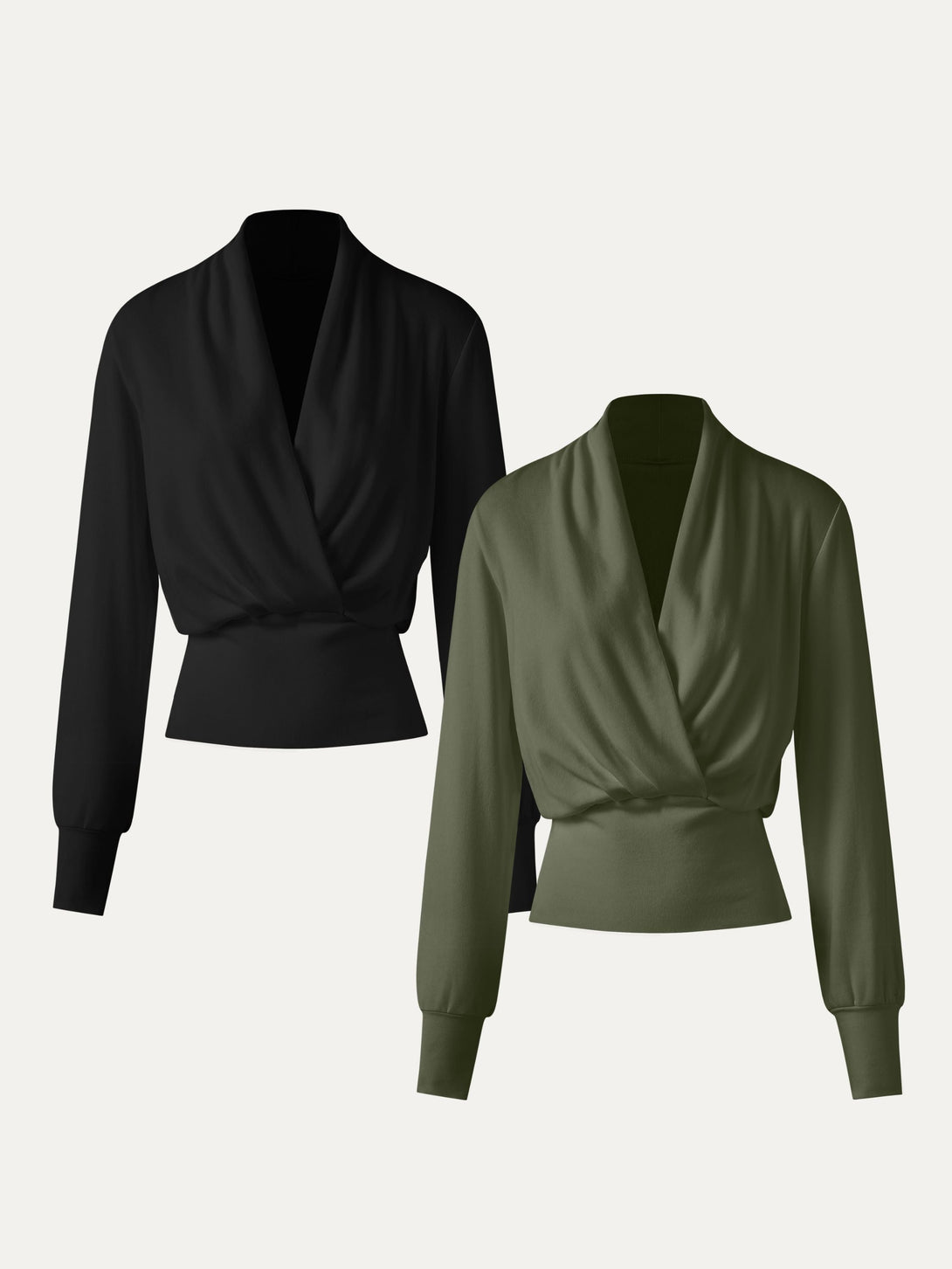 Surplice Tuckable Top