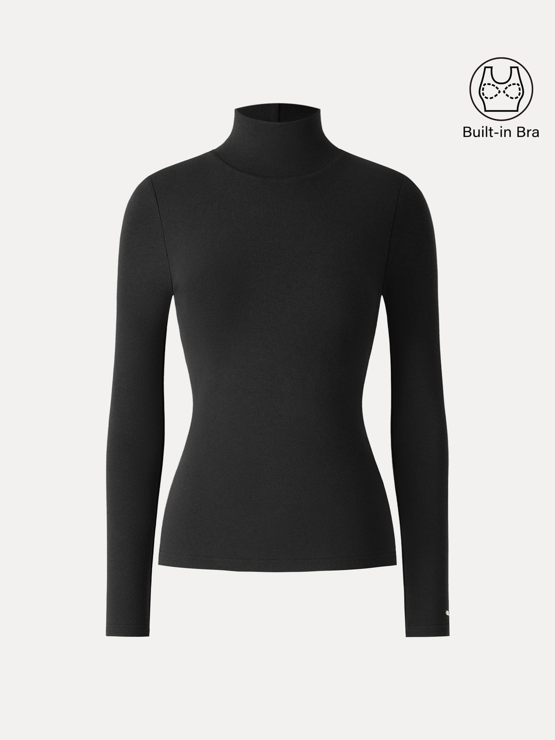 ProWarm Turtleneck Long Sleeve Brami Black XS