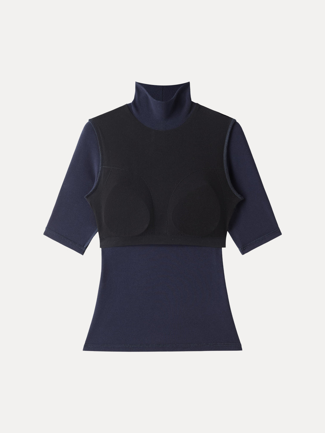 Essential Turtleneck Elbow Length Sleeve Brami