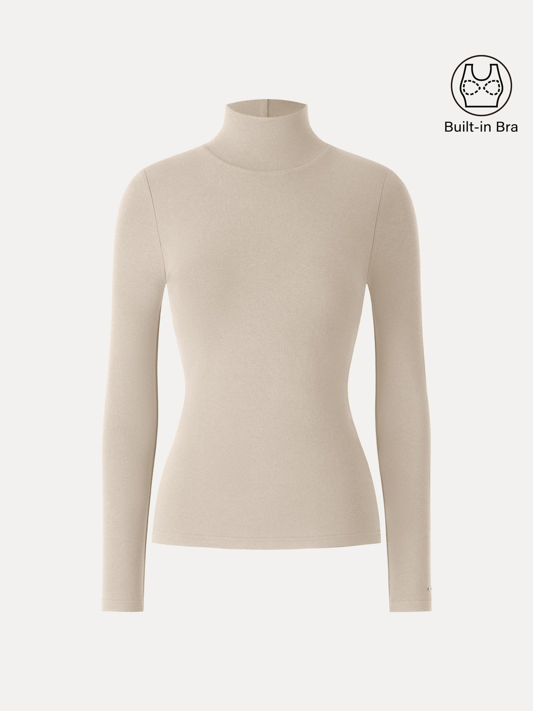 ProWarm Turtleneck Long Sleeve Brami Natural Calico XS
