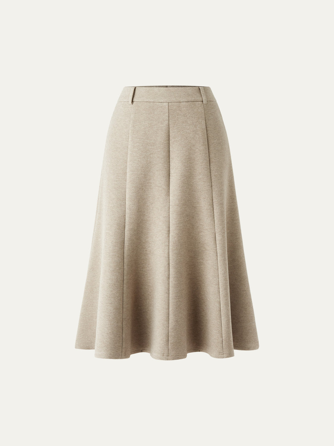 High Waisted Umbrella Hem Midi Skirt Petite Heather Morganite