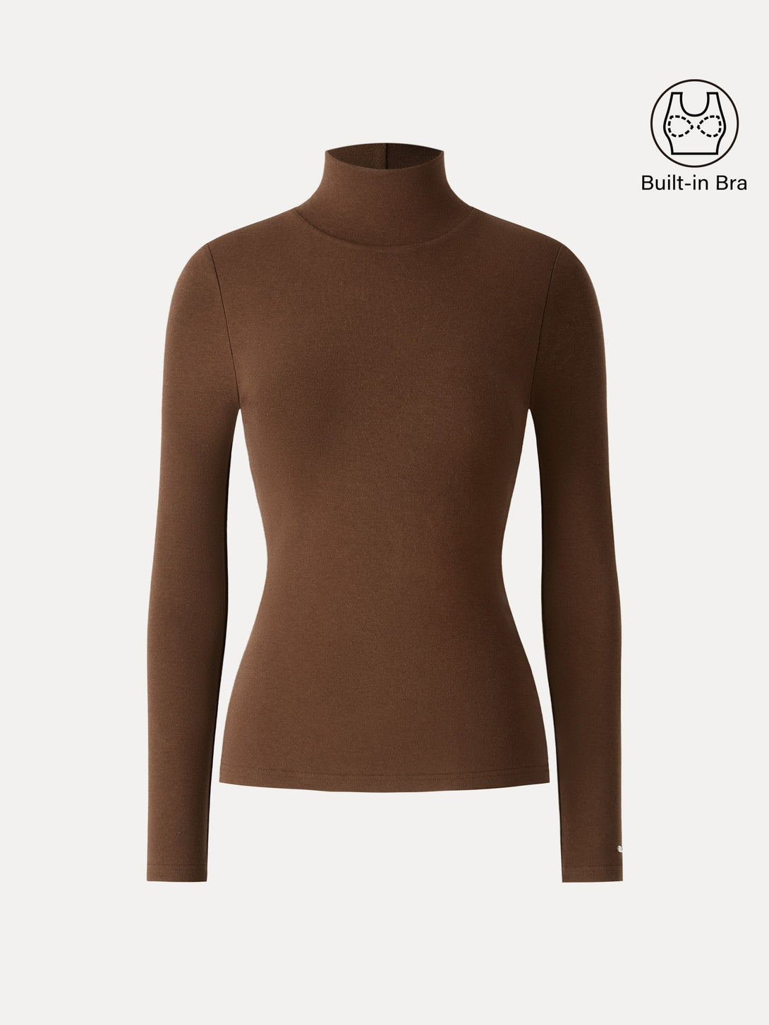 ProWarm Turtleneck Long Sleeve Brami Sweet Hazelnut XS