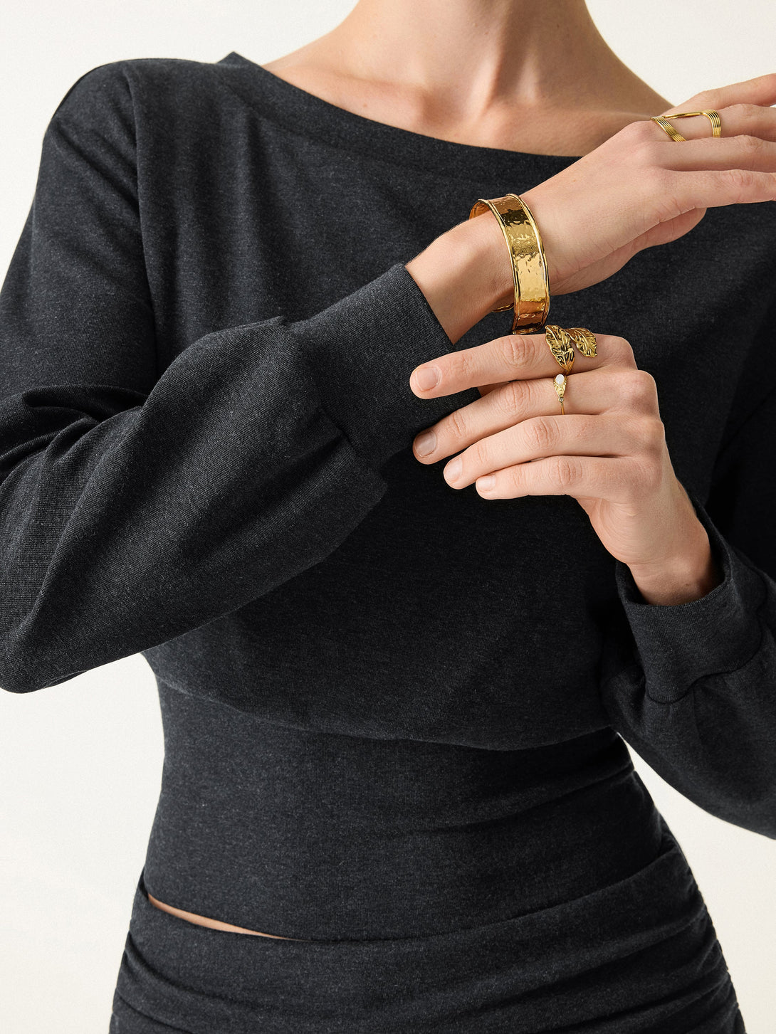 Non-Itchy Wool Blend Boatneck Brami