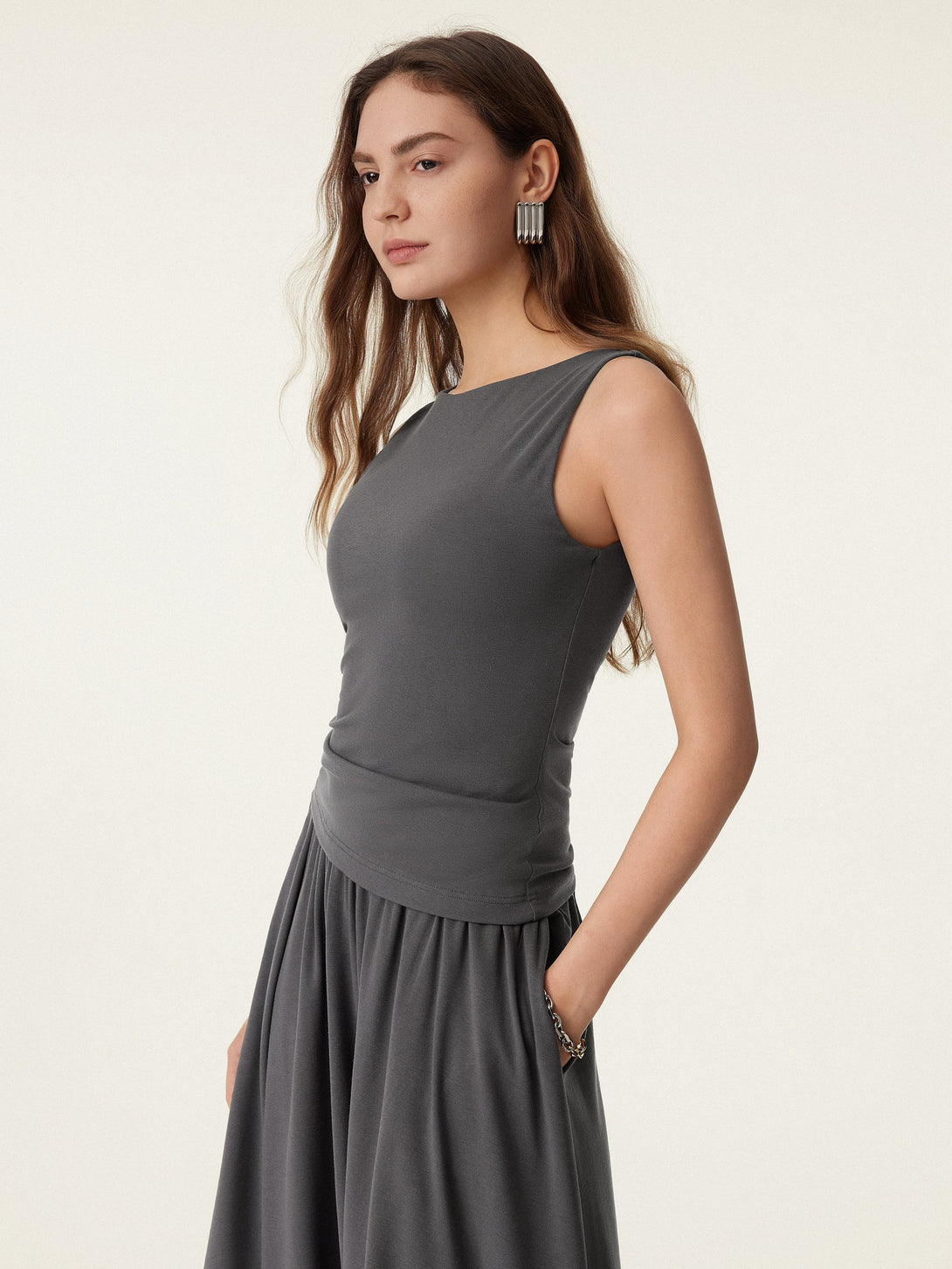 Soft Boatneck New Airy Brami Tank