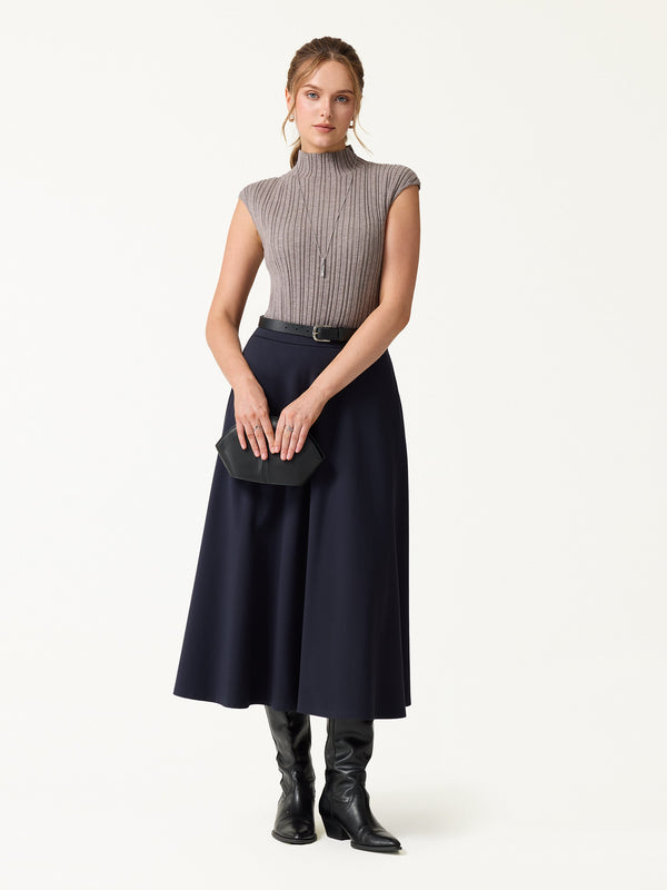 OGLmove 100% Merino Wool Mock Neck Sweater