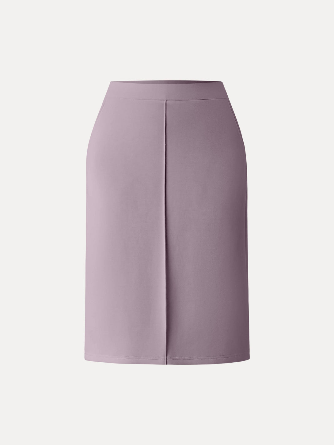 Modal Spacer Pull-on A-Line Midi Skirt with Pockets Millennial Pink XS