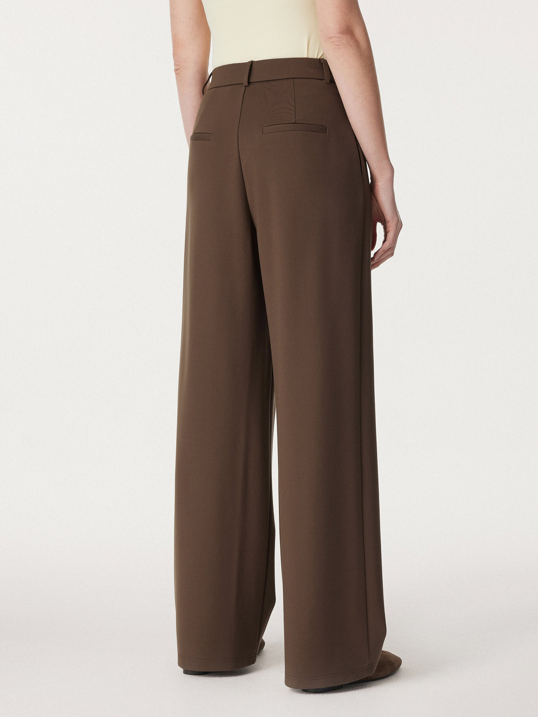 2Pcs Set Off-shoulder Tank & Wide Leg Pant with Pockets