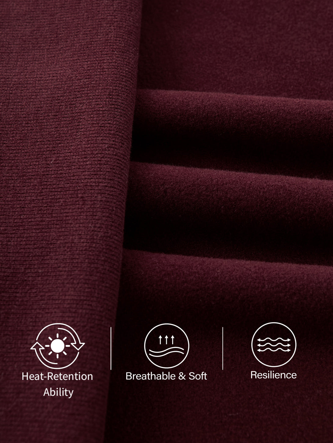 Cozy Warm Mockneck Batwing Sleeve Brami