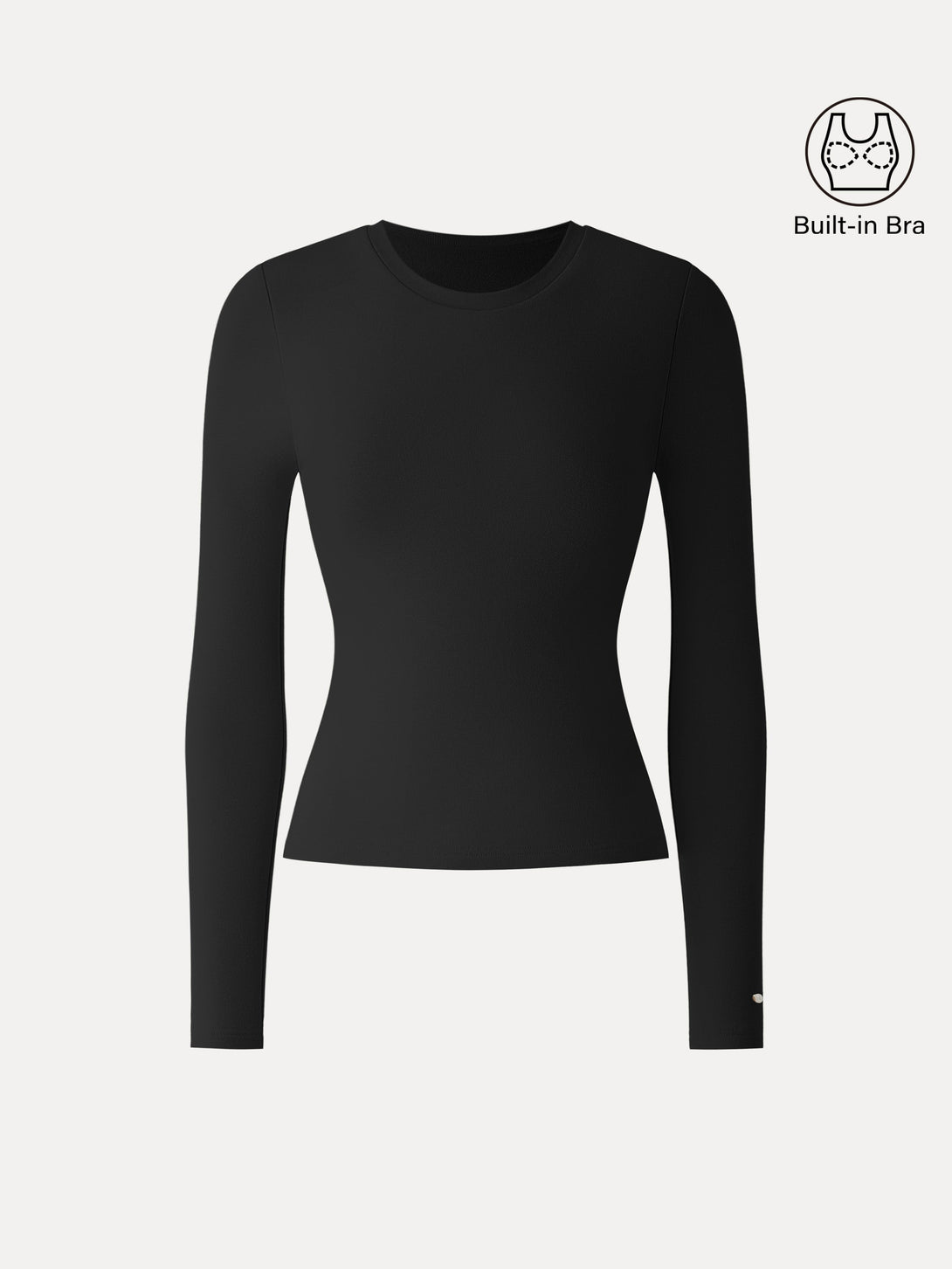 ProWarm Crewneck Long Sleeve Brami Black XS