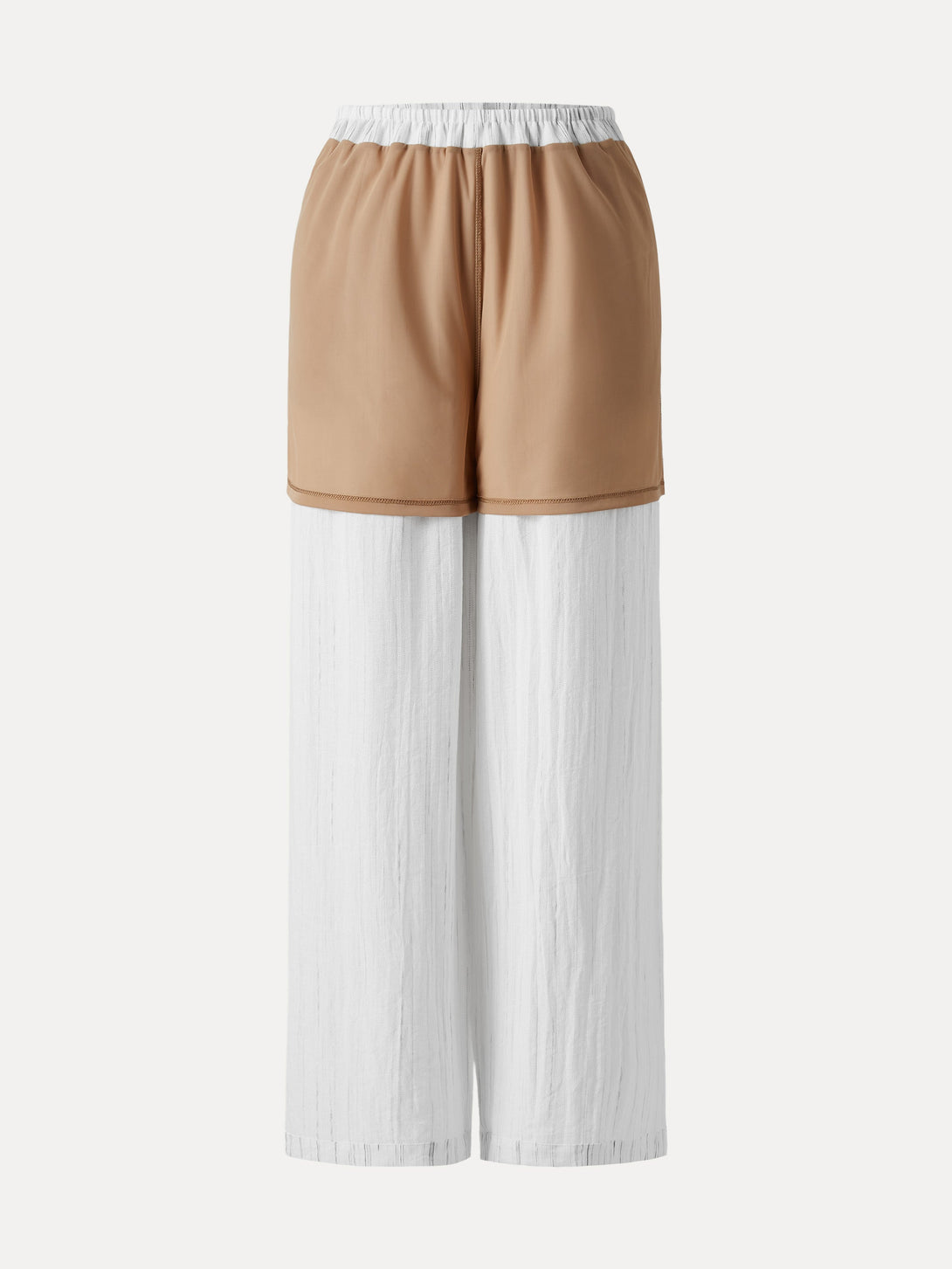 Summer Classic Striped Wide Leg Pants with Pockets