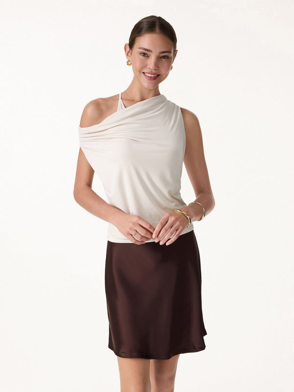 OGLmove Matte Multi-Wear Cowl Neck Bra Top