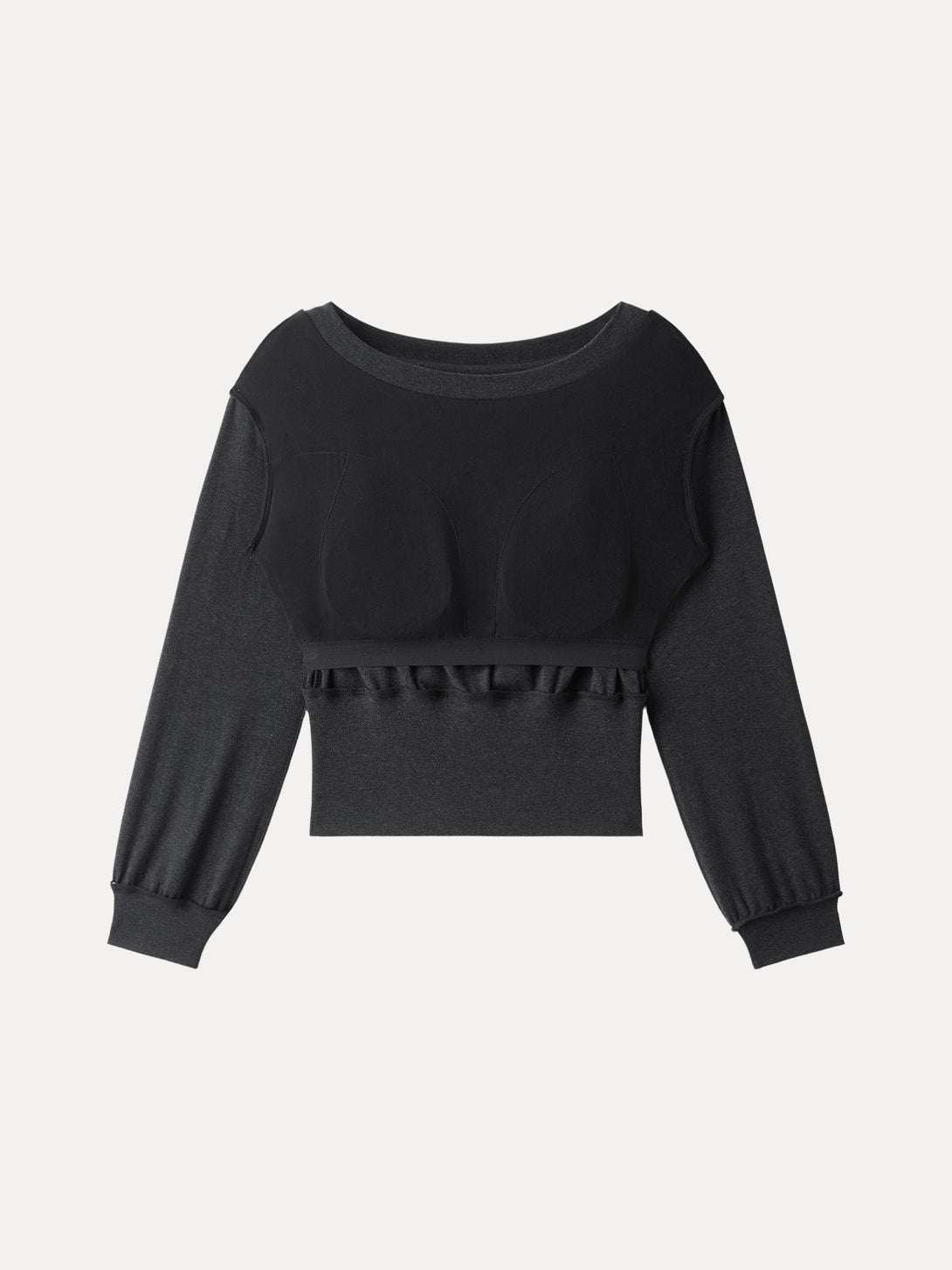 Non-Itchy Wool Blend Boatneck Brami