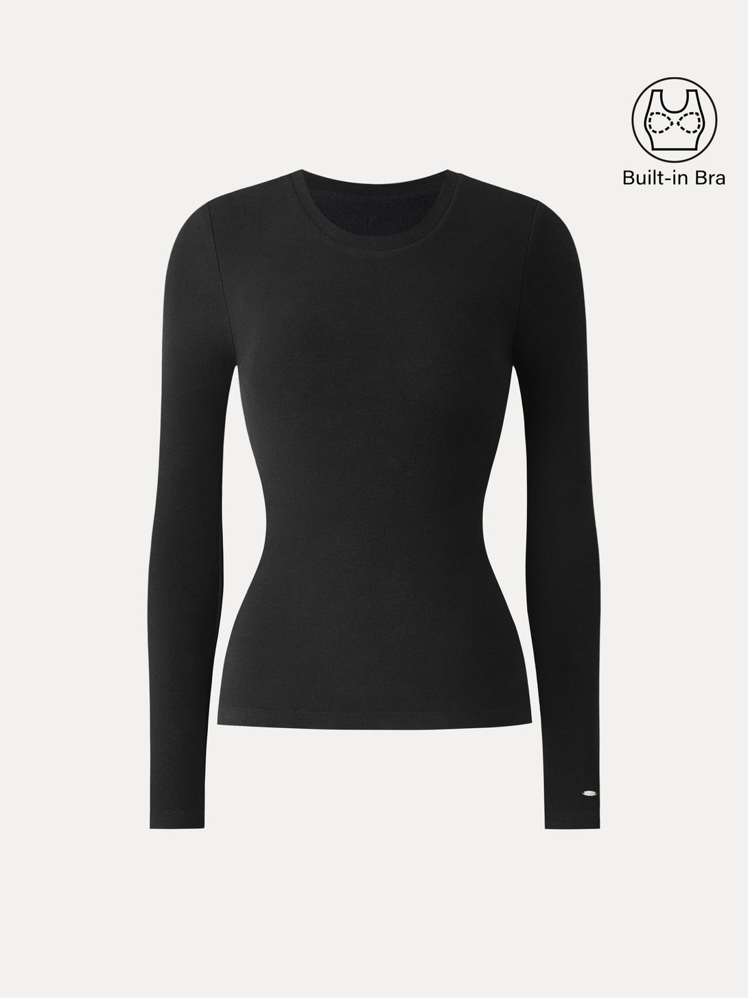 MaxWarm Crewneck Long Sleeve Brami Black XS