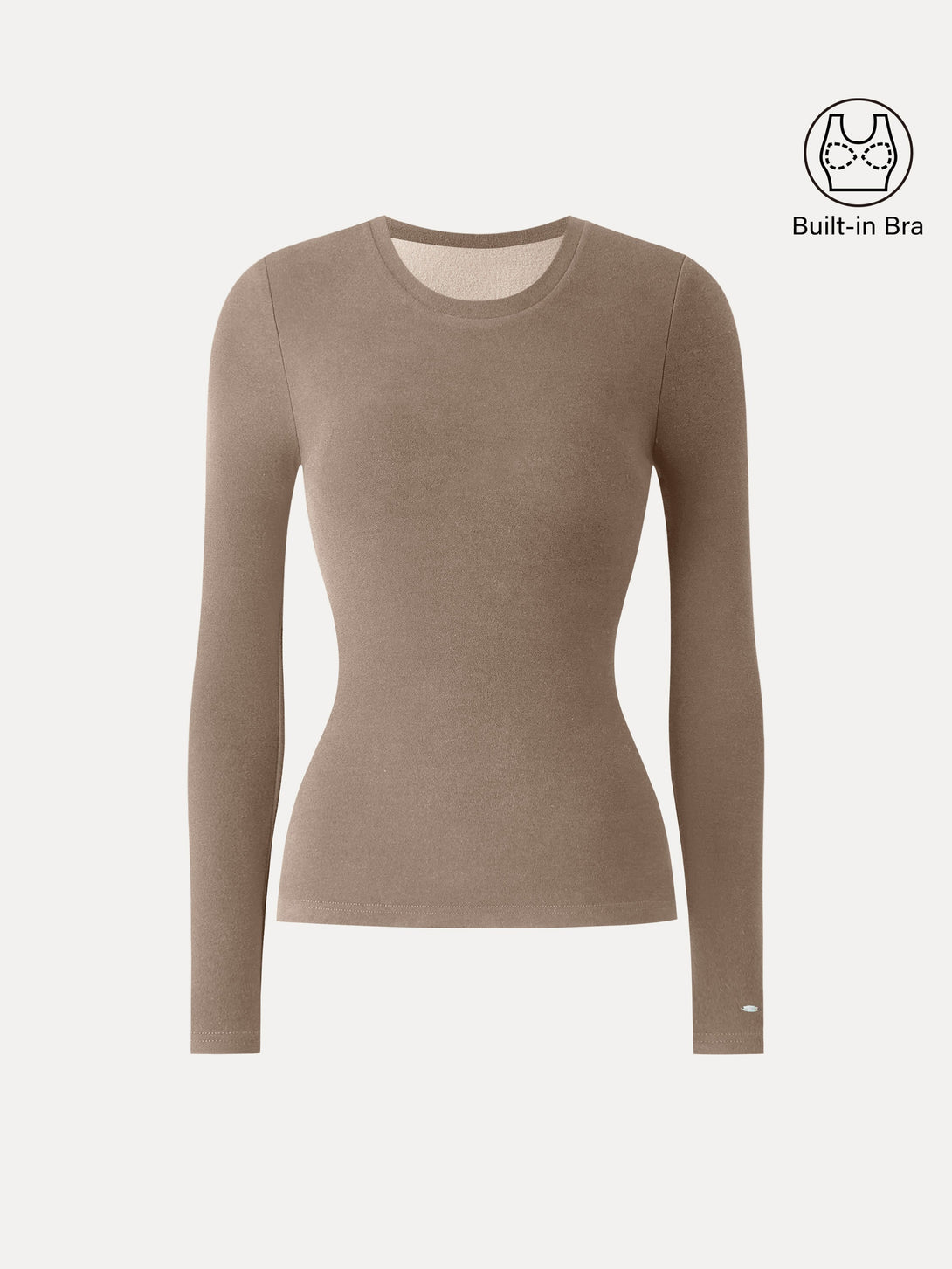MaxWarm Crewneck Long Sleeve Brami Cork XS