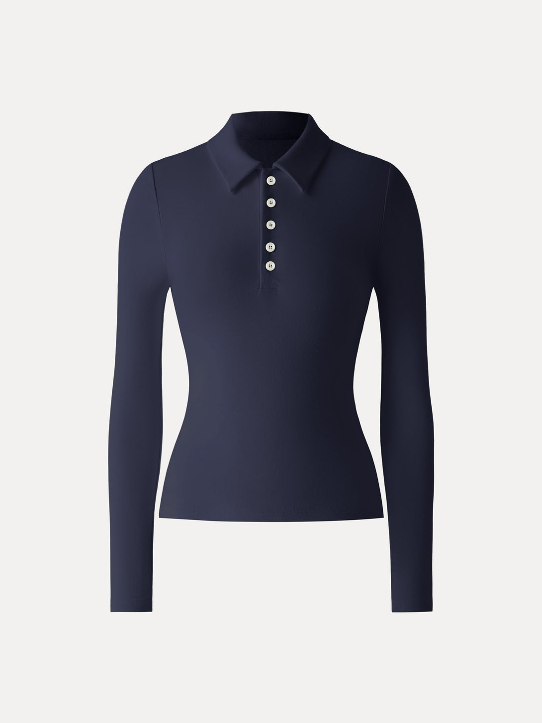 ProWarm Polo Neck Long Sleeve Top Midnight Navy XS