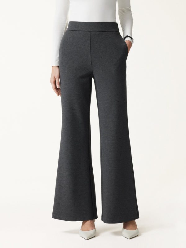 OGLmove Ponte High-Rise Wide-Leg Pants with Pockets