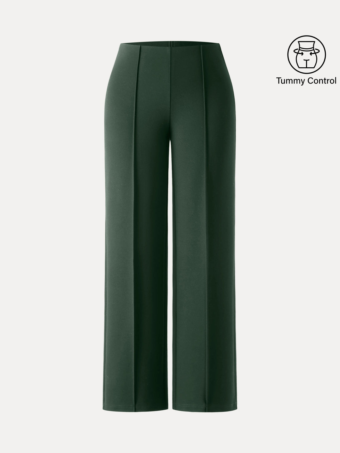 Tummy-Control Slim Ponte The Supermodel Pant Petite Esses Green