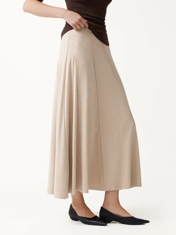 OGLmove LiteWarm Mid-Rise Curved A-Line Maxi Skirt