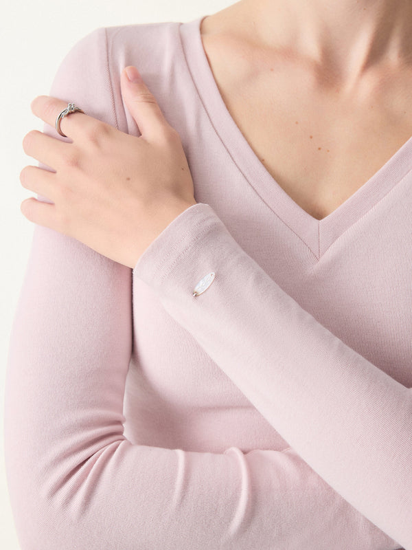 LiteWarm V-Neck Long Sleeve Brami