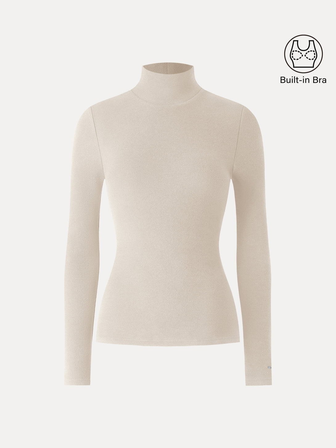 LiteWarm Turtleneck Long Sleeve Brami Morning Mist XS