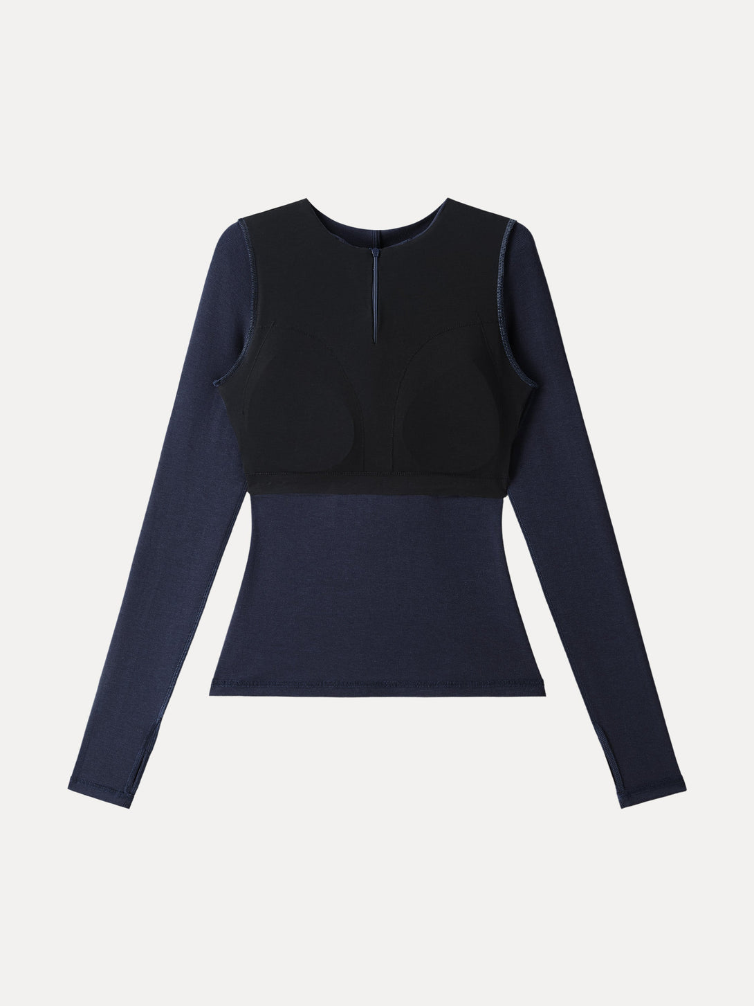 Slim Fitted Quarter Zip Pullover Hoodie