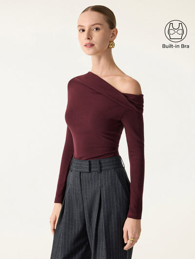 Multi-wear Versatile Necklines Long Sleeve Brami Ruby XS