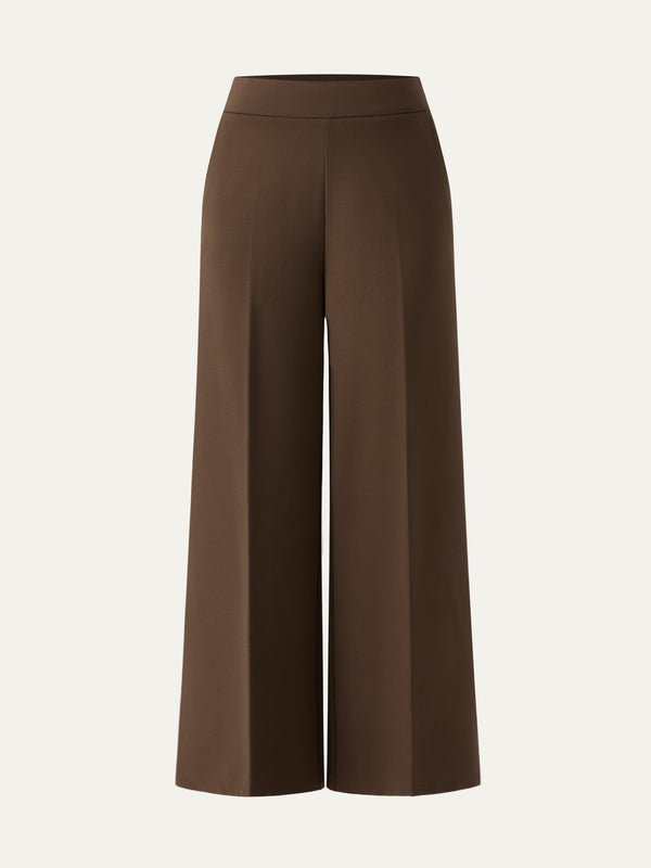 High Rise Wide Leg Trouser with Pockets