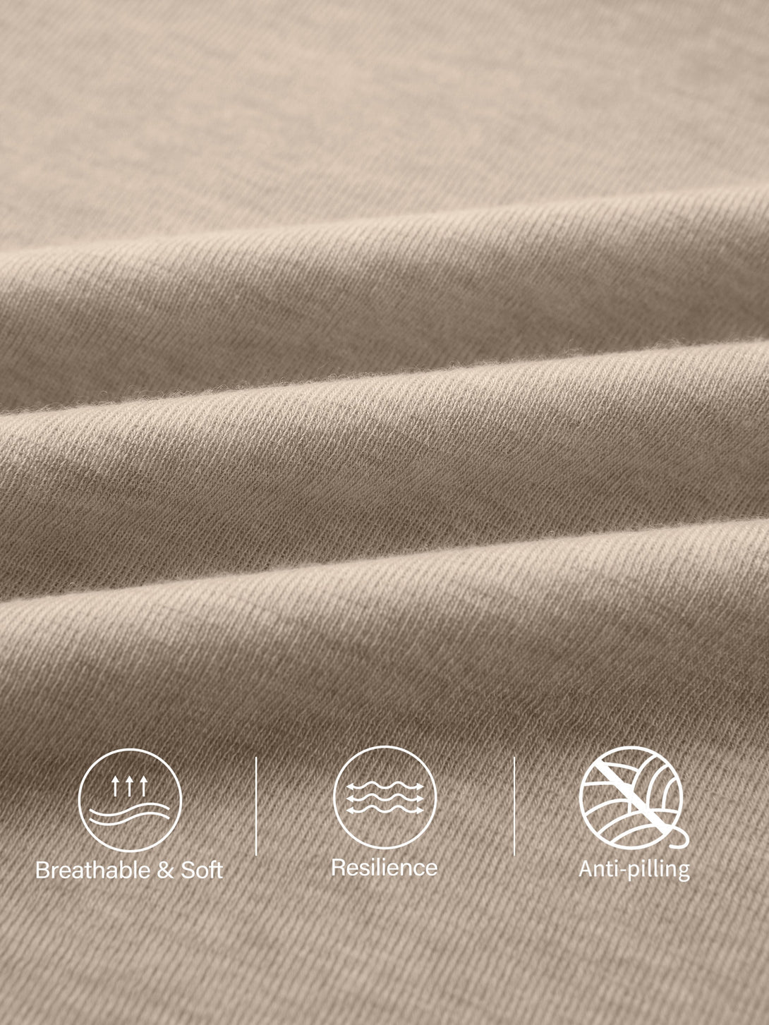 2Pcs Set Lyocell Cashmere Multi-Wear Long Sleeve Top with Thumbholes