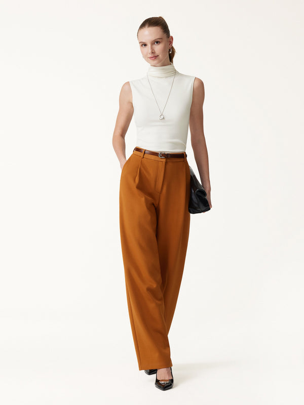 OGLmove Eco-Mousse® Mock Neck Sleeveless Bra Top