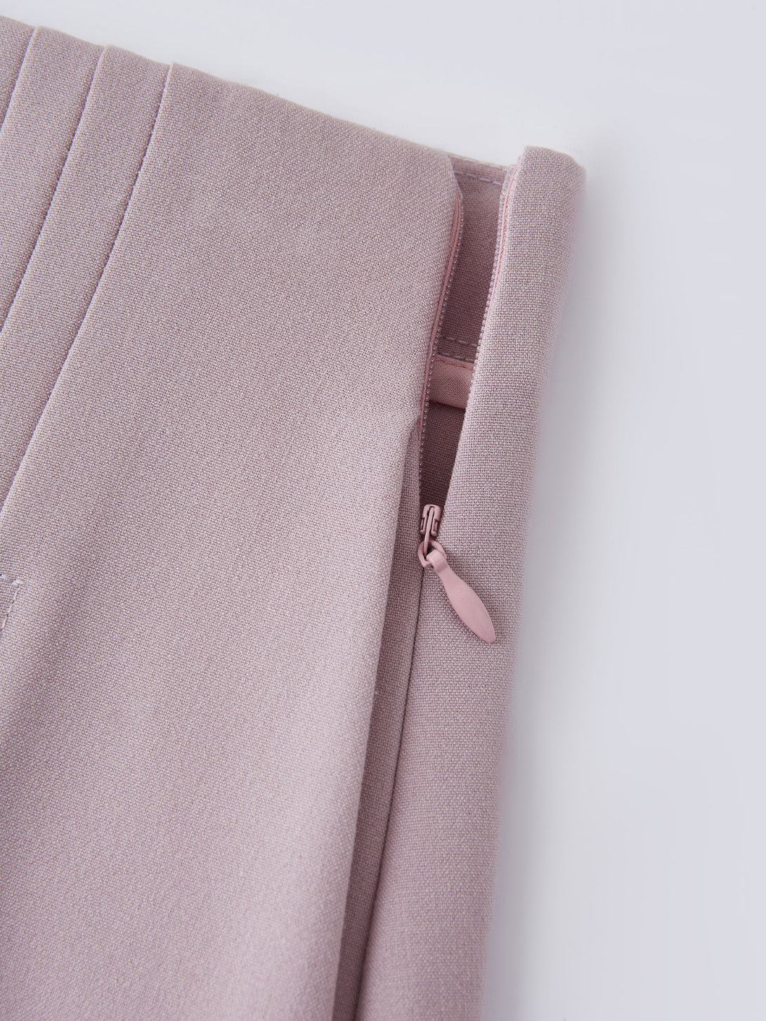 Wrinkle-Resistant A-line Pleated Midi Skirt with Pockets