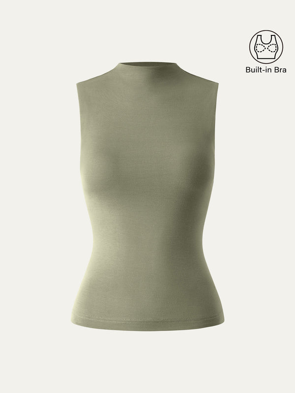 Mockneck New Airy Brami Tank