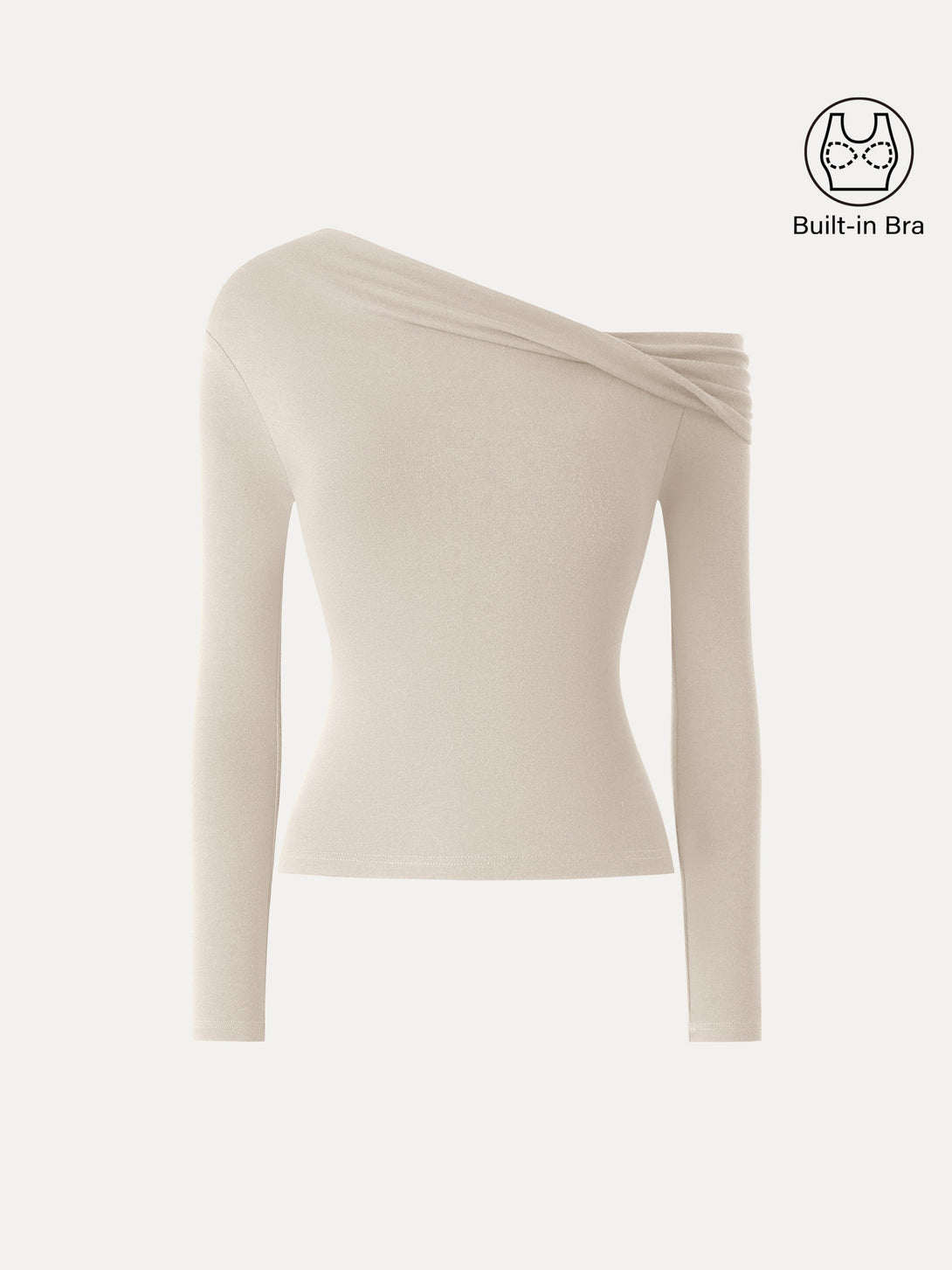 Multi-wear Versatile Necklines Long Sleeve Brami Morning Mist XS