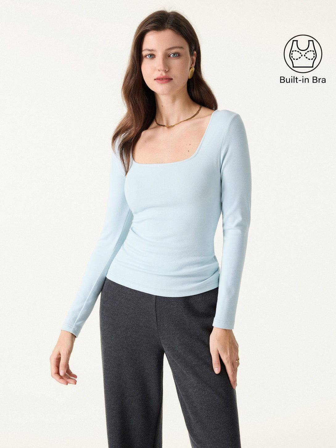 ProWarm Square Neck Long Sleeve Brami