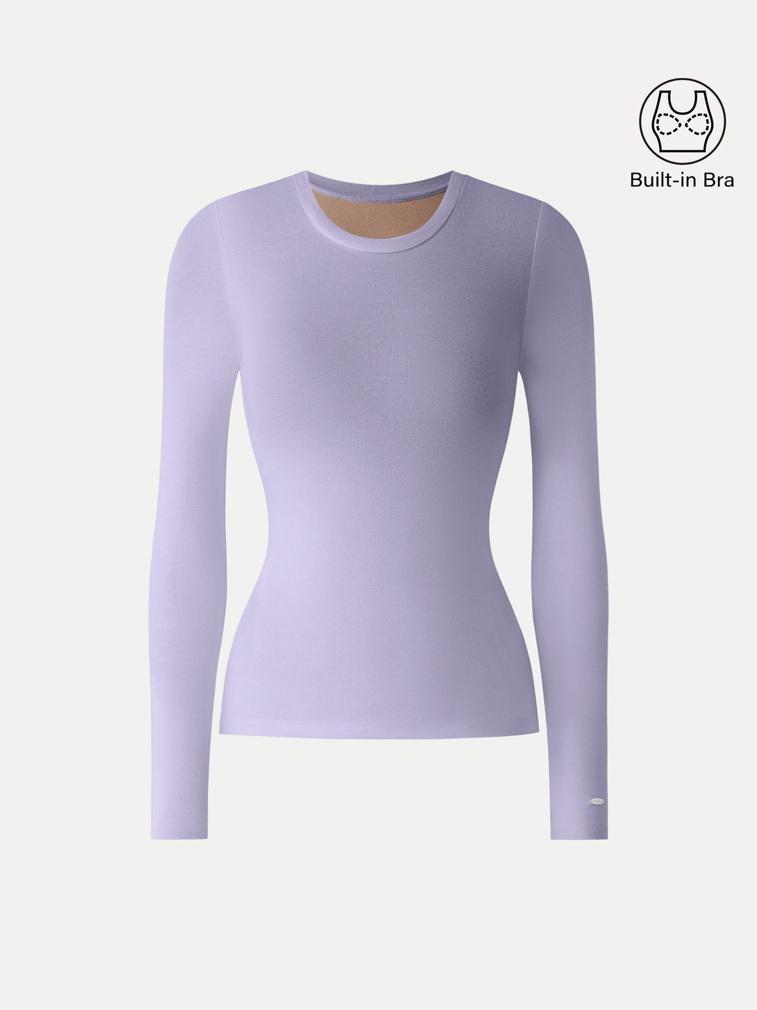 LiteWarm Crewneck Long Sleeve Brami Purple Fog XS